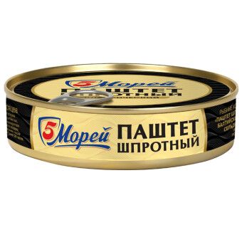 Паштет шпротный 5 Морей 170г