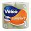 Туалетная бумага VEIRO Comfort 4шт 2сл с рисунком