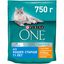 Корм сухой Purina One для кошек старше 11 лет курица и злаки 750г