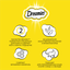 Лакомство для кошек Dreamies подушечки с сыром, 140г