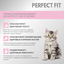 Cухой полнорационный корм PERFECT FIT™ для котят от 2 до 12 месяцев, с курицей, 1,2кг