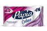 Туалетная бумага Papia Dolce Vita 4 слоя, 8 рулонов*7