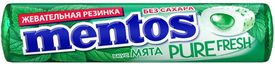 Жевательная резинка Mentos Pure Fresh Нежная Мята 15,5гр