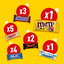 Новогодний подарок набор сладостей M&M'S и друзья Адвент-календарь на Новый Год, набор конфет M&M'S, Snickers, Twix, Bounty, Milky Way, Mars с пазлом, 233 г