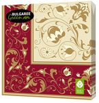 BGREEN 3сл 20шт 33*33см Салфетки бумажные Белиссимо