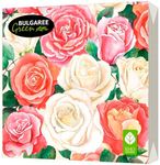 BGREEN 2сл 50шт 24*24см Салфетки бумажные Розовый букет