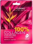 Тканевая маска для лица Corimo 22г Лифтинг 100% COLLAGEN