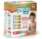 Подгузники-трусики для детей PREDO Baby 24шт №7 (17+кг)