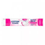 Ватные диски Cotton Flower 80+20шт (24шт/ящ)
