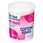 Ватные палочки Cotton Flower 100шт в банке (24шт/ящ)