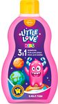 Шампунь для волос Little Love 420мл Шампунь+гель для душа+пена для ванны для детей 3 в 1 Бабл Гам