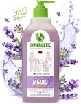 Мыло жидкое SYNERGETIC 500мл биоразлагаемое для мытья рук и тела Лавандовое Поле*14