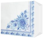 BGREEN 1сл 100шт 24*24см Салфетки бумажные Гжель