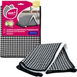 YORK 1шт 30х30см Салфетка из микрофибры традиционная Пепита
