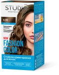 Крем краска для волос STUDIO FASHION COLOR 50/50/15мл Тёмно-русый 6.00