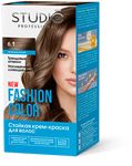 Крем-краска для волос STUDIO FASHION COLOR 50/50/15мл Пепельно-русый 6.1