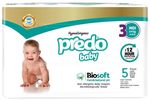 Подгузники для детей PREDO Baby 5шт № 3 (4-9 кг)