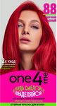Краска для волос ONE4ME 150мл Стойкая 88 Дерзкий красный*6