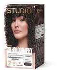 Крем-краска STUDIO professional HOLOGRAPHY 3D 50/50/25/15мл 3.45 Темно-каштановый