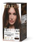 Крем-краска STUDIO professional HOLOGRAPHY 3D 50/50/25/15мл 4.4 Мокко