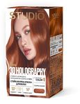 Крем-краска STUDIO professional HOLOGRAPHY 3D 50/50/25/15мл 7.35 Ярко-рыжий