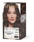 Крем-краска для волос STUDIO professional HOLOGRAPHY 3D 50/50/25/15мл 5.18 Ледяной каштан