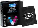 Презервативы Durex Dual Extase №3 из натурального латекса с анестетиком