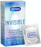 Презервативы Durex Invisible XXL №12 из натурального латекса