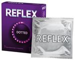 Презервативы Reflex Dotted №3 из натурального латекса в смазке