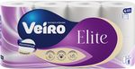 Бумага туалетная VEIRO 8шт 4сл Elite БЕЛЫЙ