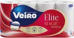 Бумага туалетная VEIRO 8шт 4сл ароматизированная Elite Aroma БЕЛЫЙ