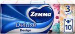 ZEMMA Deluxe10шт 3сл Носовые платки Design (выписка кратно 10 шт!!!)