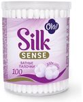 Ватные палочки OLA! SILK SENSE 100шт круглая банка