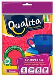 Салфетки хозяйственные QUALITA 1шт из микрофибры универсальная NEW