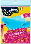 Салфетки хозяйственные QUALITA 5шт из вискозы NEW