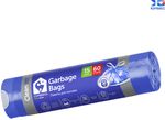 Пакеты для мусора LOMBERTA 15шт 60л с затяжкой NEW (шоу-бокс)