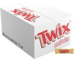Шоколадные конфеты Twix minis с карамелью и печеньем, 7 кг