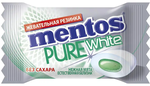 Жевательная резинка Mentos Pure White Нежная мята, моно 2г, 100шт