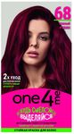 Краска для волос ONE4ME 150мл Стойкая 68 Темный рубин