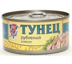 5 Морей Тунец рубленый в масле 185гр.*24 ключ