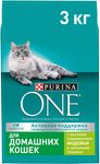 Корм сухой для кошек Purina One с индейкой 3кг