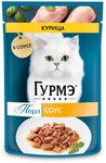 Влажный корм для кошек Гурмэ Перл с курицей в соусе 75г