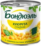 Кукуруза консервированная Бондюэль сладкая, 170г/212мл