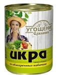 Угощение славянки Икра из кабачков ж/б 360гр.*6