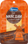 Сыр Виола полутвердый Маасдам фасованный 45% 120г