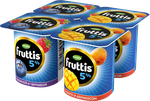 Йогуртный продукт Fruttis 5% Малина-черника/Абрикос-манго, 115г