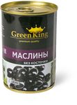 Маслины без косточки Green King Испания 290мл 12шт  сухой вес 90г