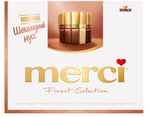 Набор шоколадных конфет Merci  Ассорти Шоколадный мусс, 210г