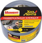 МОМЕНТ ХозЛента клеящая Универсальная серебряная 25м *36 /1161083/