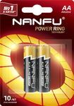 БАТАРЕЙКА NANFU Щелочная Блистер LR6 АА 2 ШТ